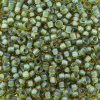 Seed Beads Round Size 8/0 Inside RB Lt Topaz/Seafoam Lined